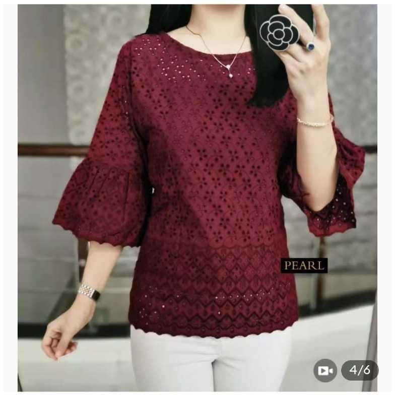 DF22 ATASAN BLUS WANITA KATUN BOLONG BANGKOK DEWASA IMPORT PREMIUM