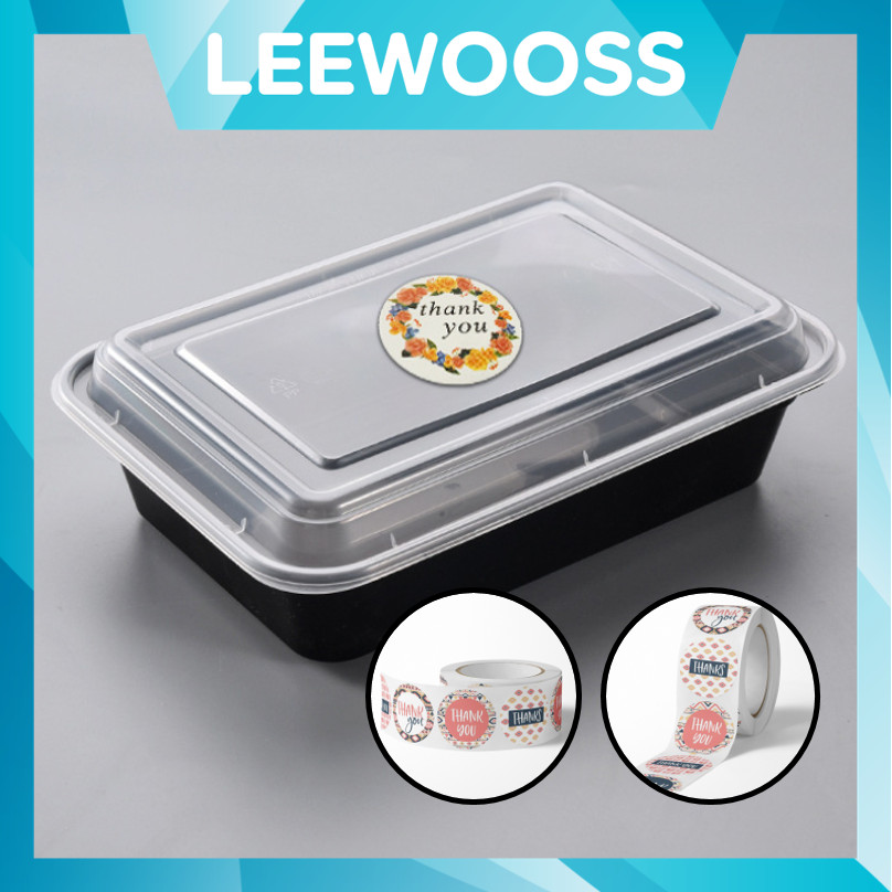 

LEEWOOSS 5195 1 Roll Stiker Thank You Sticker Thank You 500 PCS Stiker Thank You