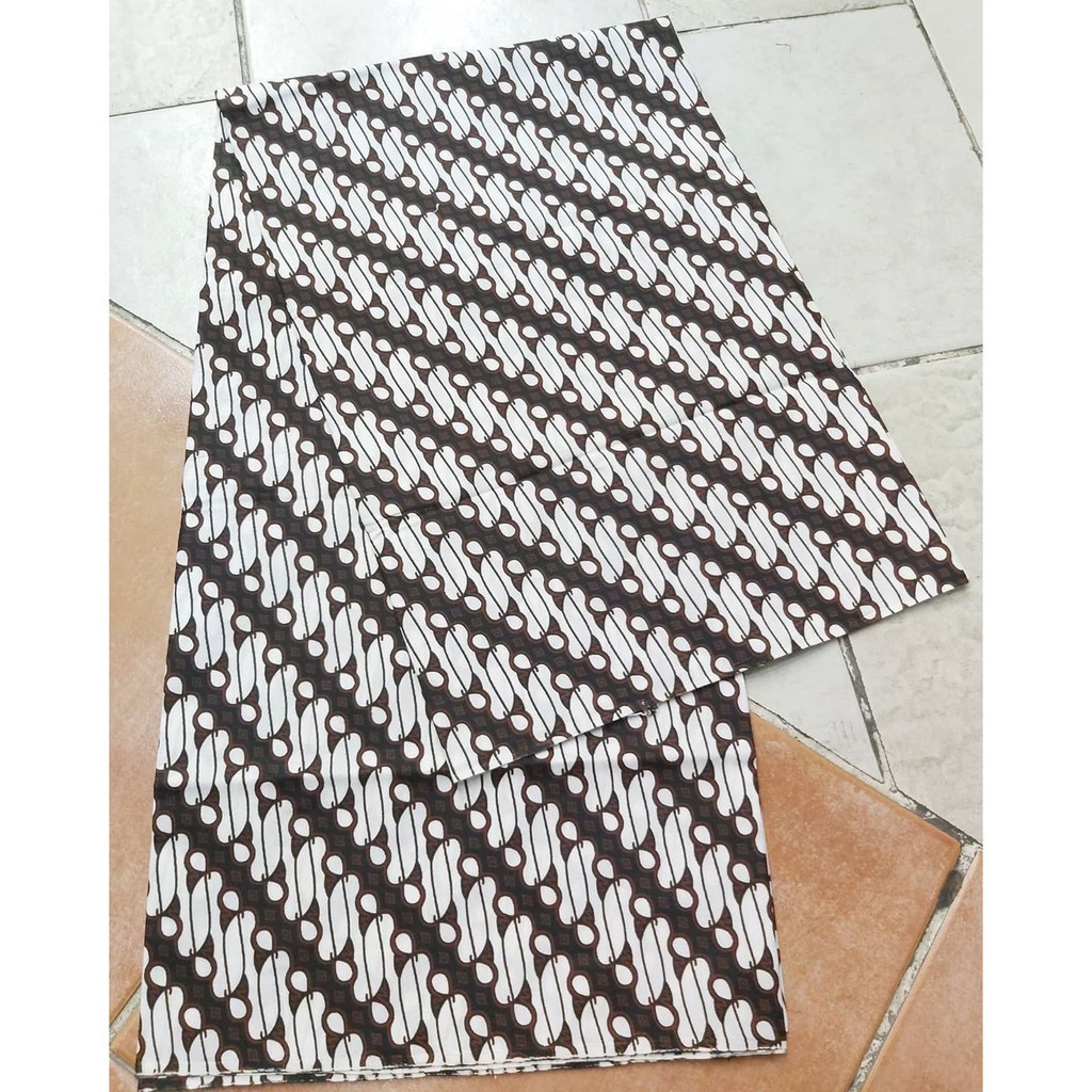 Kain Jarik Batik SOLO motif parang klitik warna coklat tua