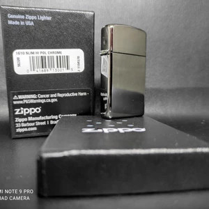 Zippo 1610 Slim High Polish Chrome Original