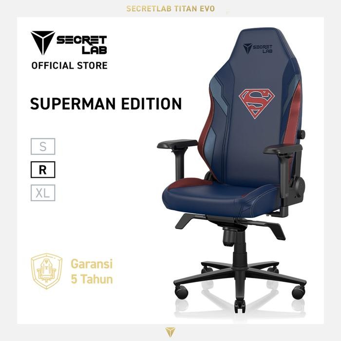 Secretlab TITAN Evo Kursi Gaming—Superman - Regular