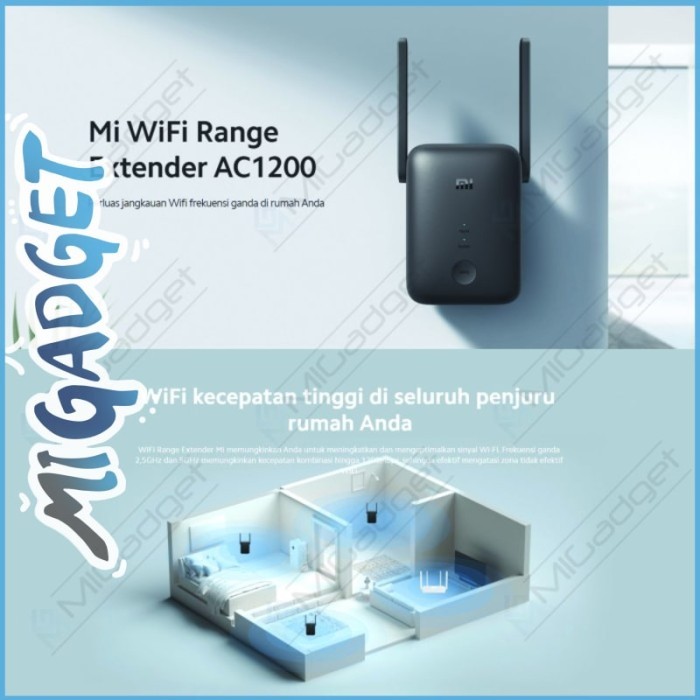 WiFi Repeater AC 1200 - Mi WiFi Range Extender AC1200