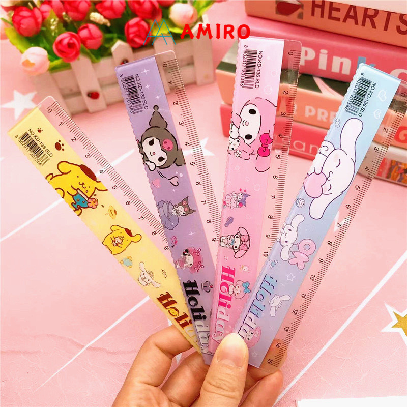 

Penggaris Garisan 30cm Karakter Sanrio Kuromi Lucu / Ruler Panjang 30cm/15cm Abjad Huruf dan Angka