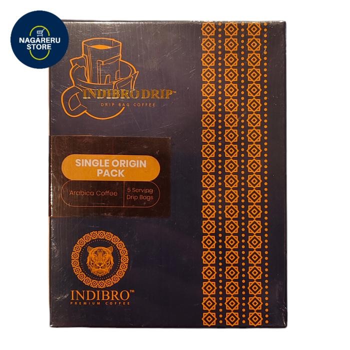 

Indibro drip bag coffee single origin pack arabica coffee 5 x 12gr