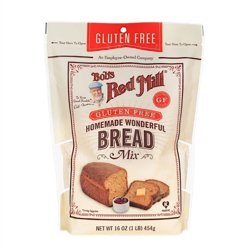 

Bob's Red Mill | HOMEMADE WONDERFUL BREAD Mix - 454gr | Tepung Roti GLUTEN FREE Mpasi