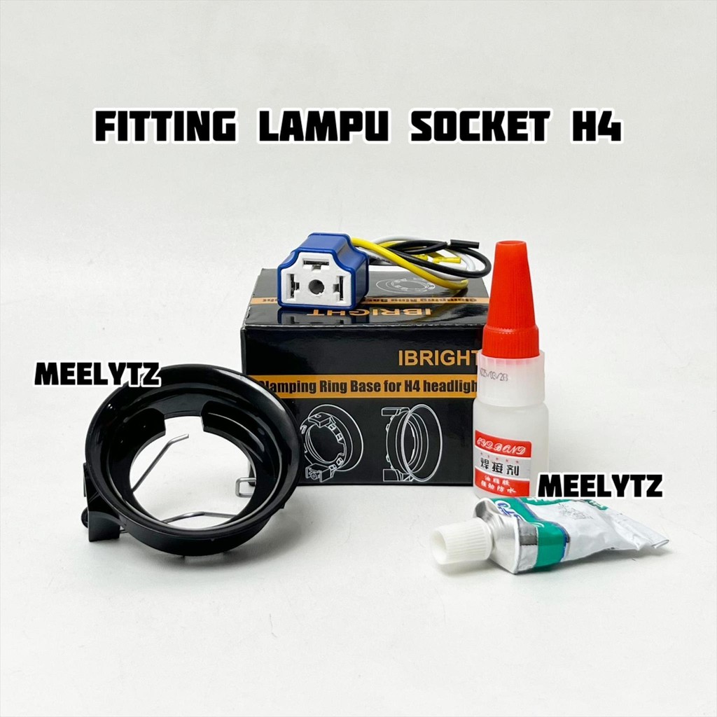 IBRIGHT - Fitting Lampu Socket H4