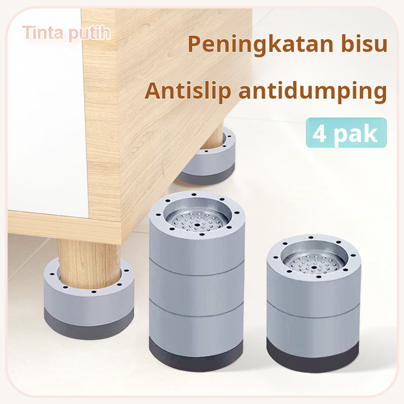 Alas kaki meja, peninggi artefak, alas kaki tempat tidur, peninggi kaki meja, furnitur tahan aus, me