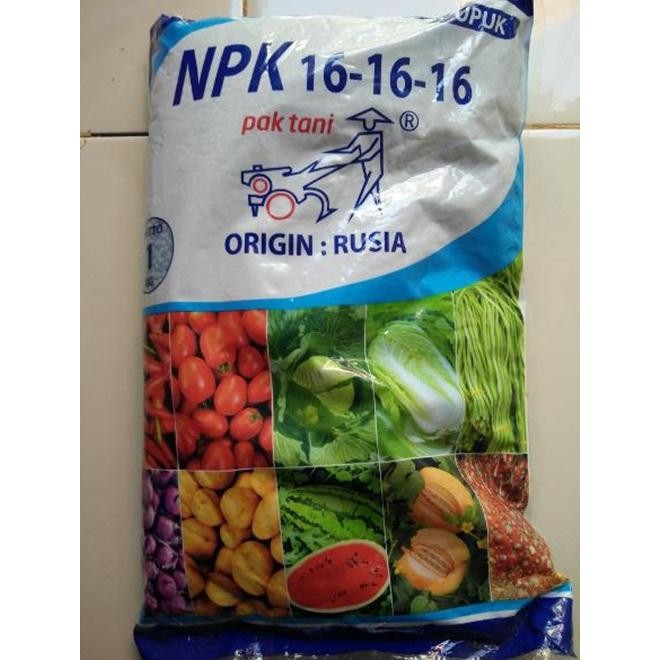 pupuk npk pak tani 16 16 16 1kg - NPK Pak Tani