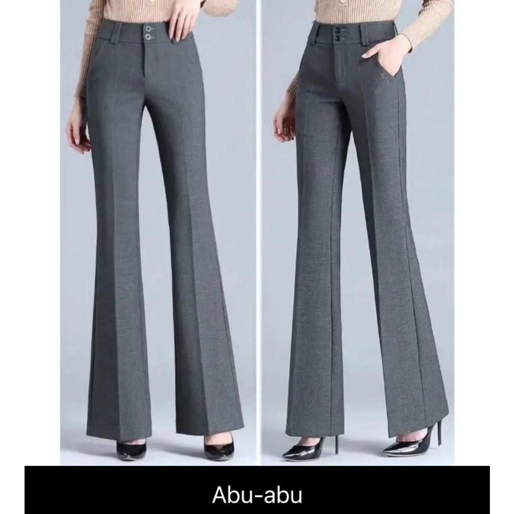 Celana Wanita │ Celana Kerja Cutbray / Celana Bahan Cutbray / Celana Kantor Cutbray Wanita Terbaru