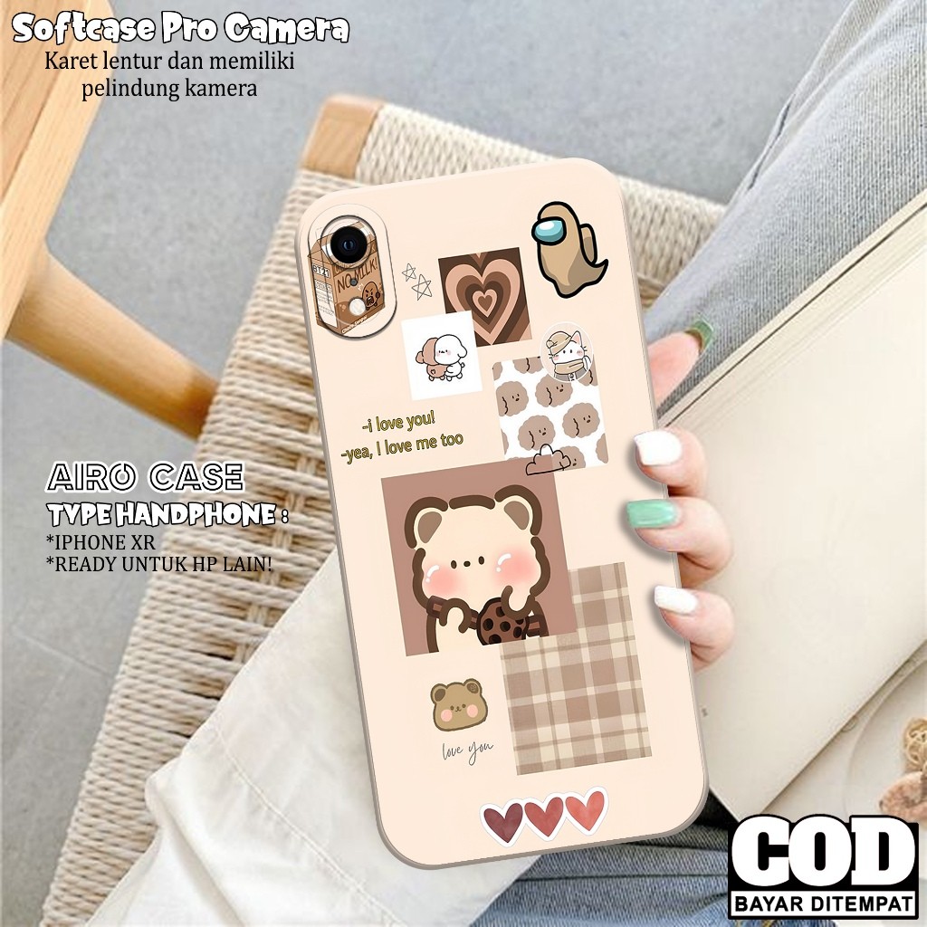 Case IPHONE X /XS Fashion Case KARTUN Softcase IPHONE X /XS Case Pro Camera Casing IPHONE X /XS Peli