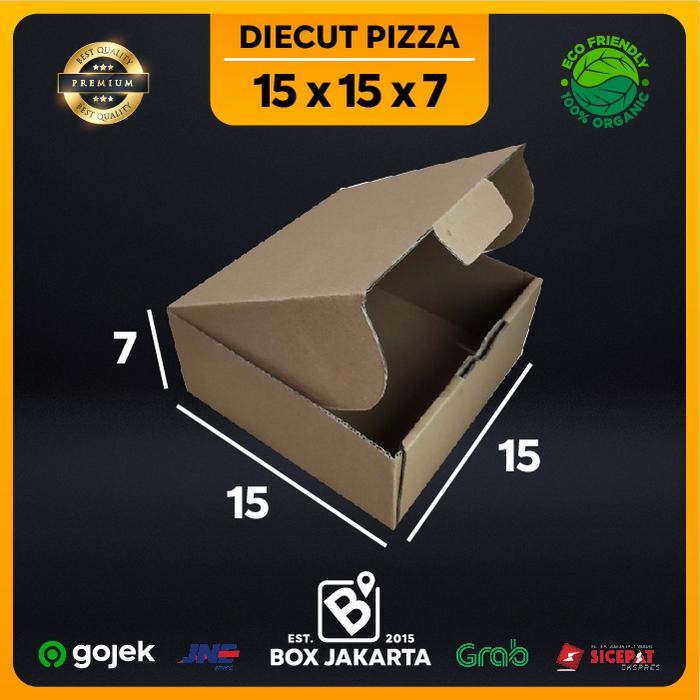 

KARDUS uk 15x15x7 CM Diecut Pizza Corrugated Packaging Box