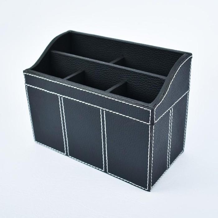 

Tempat HP dan Pena / Pen Holder / Desktop Organizer / Stationery Stand Alat Kayu Meja - BLACK