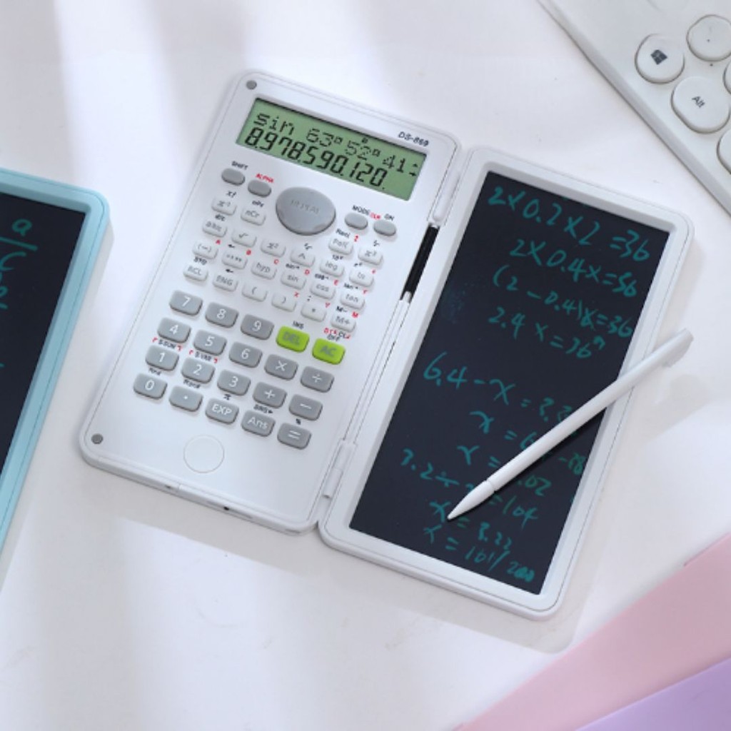 

BEST! KALKULATOR SCIENTIFIC MODEL TERBARU DENGAN WRITING PAD + PENSIL TULIS MENGHITUNG DENGAN MUDAH