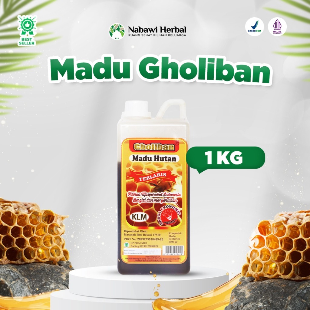 

GHOLIBAN - Madu Hutan Kalimantan KLM 100% Asli 1kg