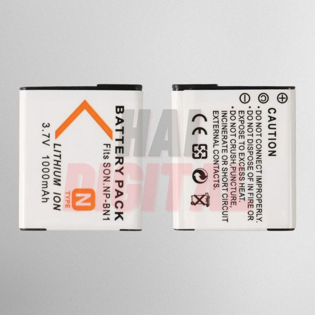 Baterai / Baterai Kamera Sony NP-BN1 / NPBN1 / NP BN 1 / NPBN 1 Original Taffware Pabrik New CO