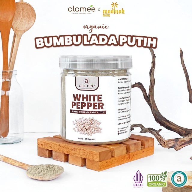 

Lada Putih Bubuk White Pepper Seasoning Powder Merica Whitepepper Bumbu Dapur Masak - Masakan Instan madinah