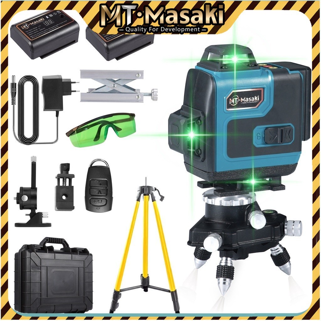 MTMASAKI Green Laser Level 16Garis 4D