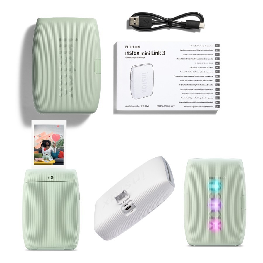 Fujifilm Instax Mini Link 3 Smartphone Printer Fuji Instant Printer HP PortableCO