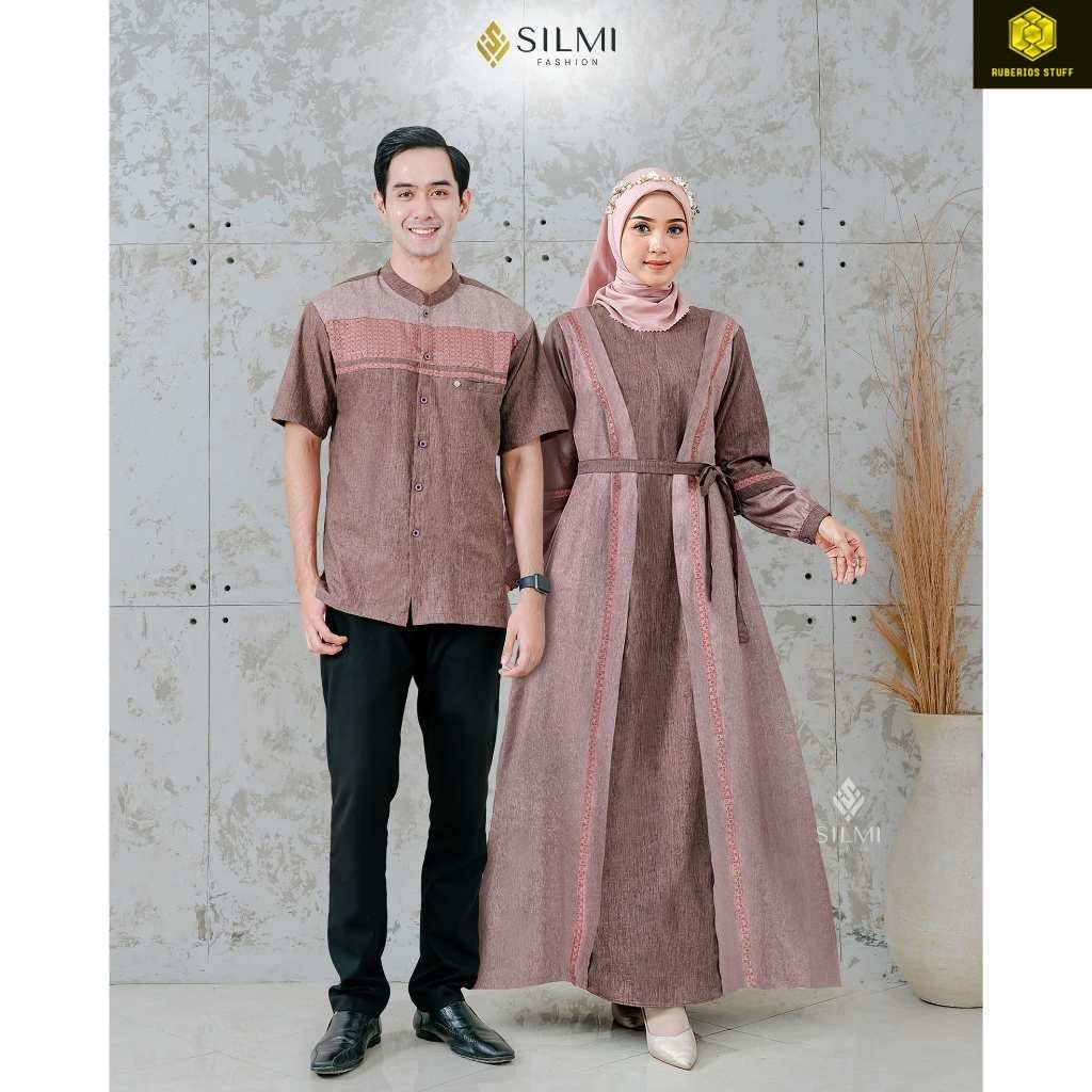 Silmi Official || Gamis Kondangan Ibu Ibu Elegan || Indira Family By Silmi Dress Gamis Wanita Kekini
