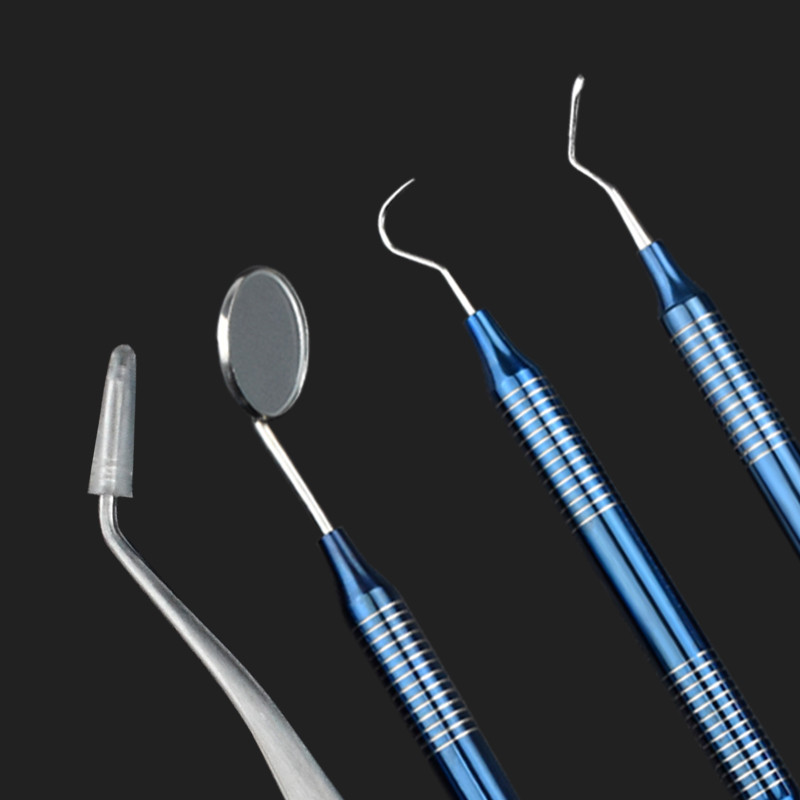 Set 4PCS / Alat Pembersih Karang Gigi Profesional / Alat Pembersih Gigi / Scaler & Penghilang Plak &