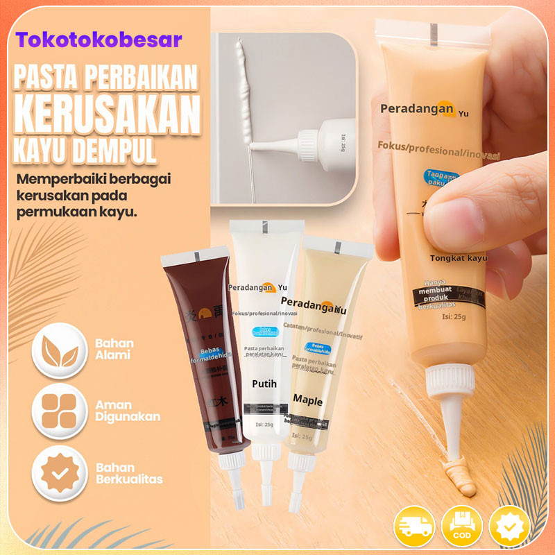 Pasta perbaikan furnitur, cat perbaikan, pena pasta cat perbaikan pintu kayu, bahan perbaikan lantai