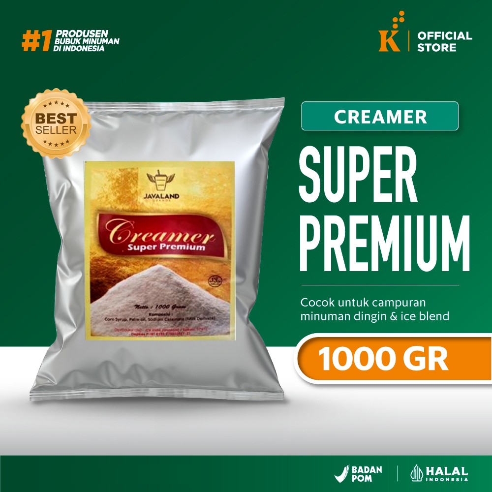 

Creamer Super Premium Javaland 1kg Bebas Gula