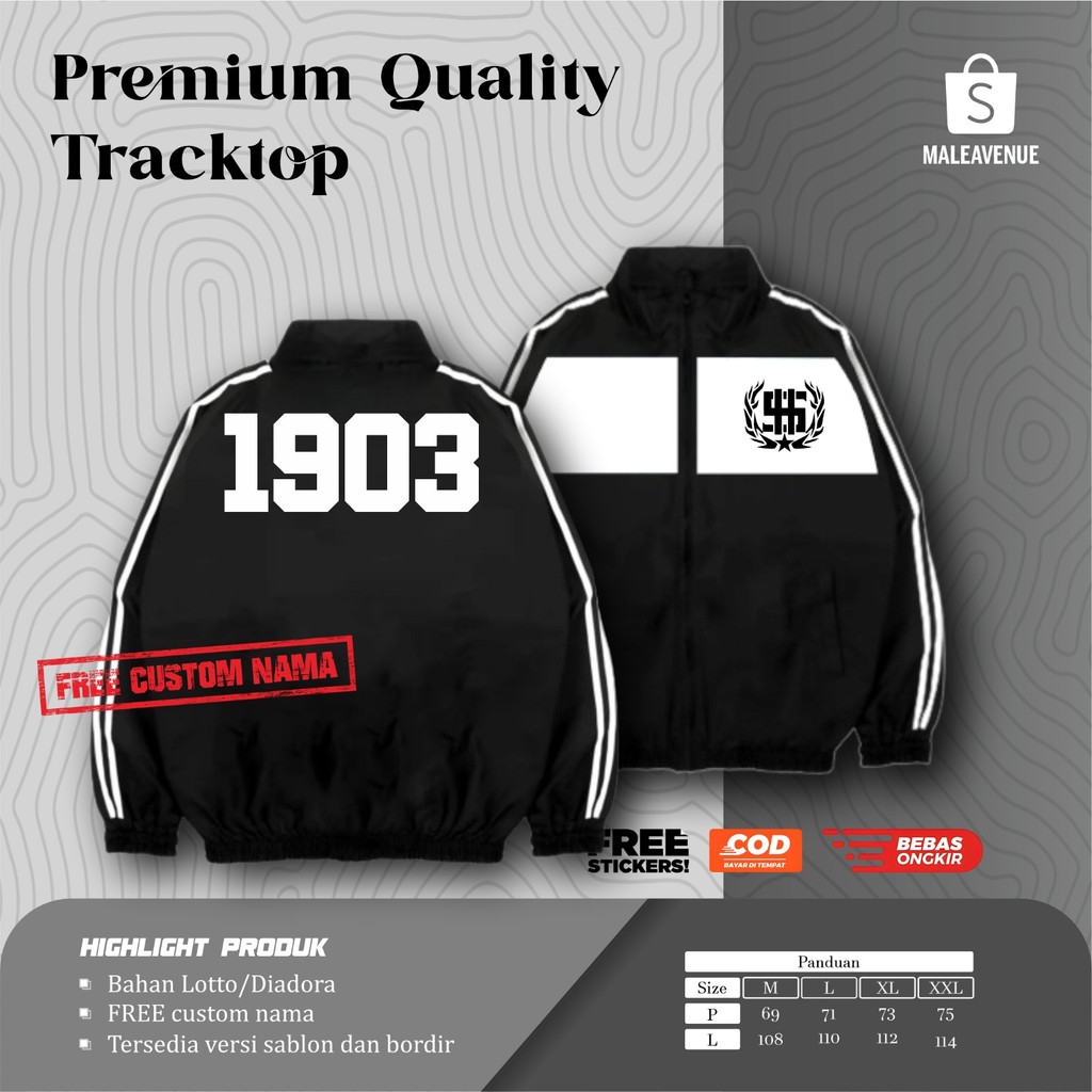 Tracktop Bordir PSHW 1903 Tracktop Setia Hati Winongo Bisa Custom Nama