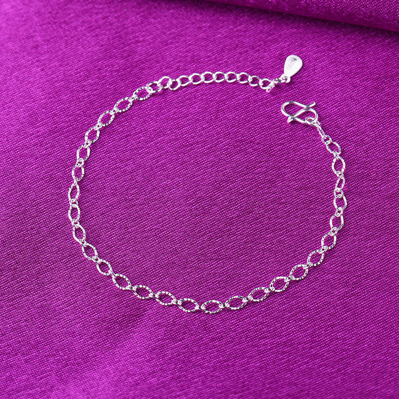 Gelang Rantai Perak 925 Bentuk Hati Untuk Wanita