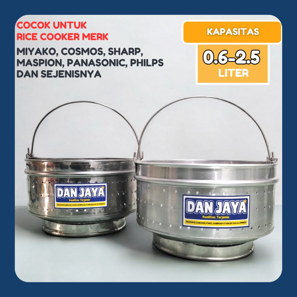 Saringan Kukusan Nasi Rendah Gula untuk rice cooker 0.6 Liter - 2.5 liter Miyako, Cosmos, Phillps, S