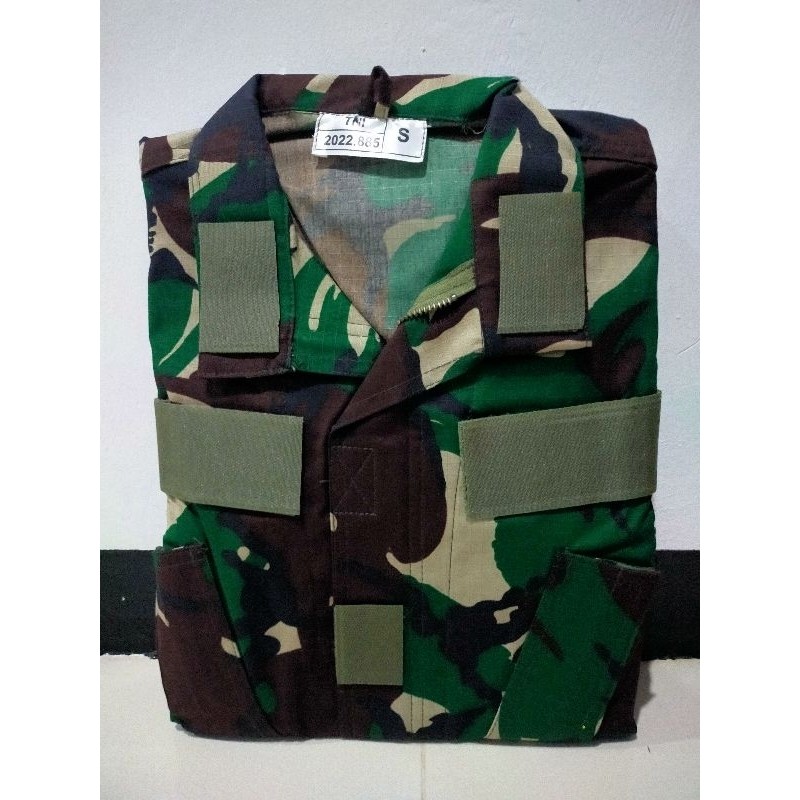 baju pdl panca prima saku miring jatah tni terbaru / baju pdl tni