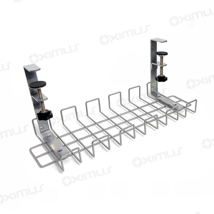 

Promo Desk Mount Cable Management Tray Oximus C80 - Black Terlaris