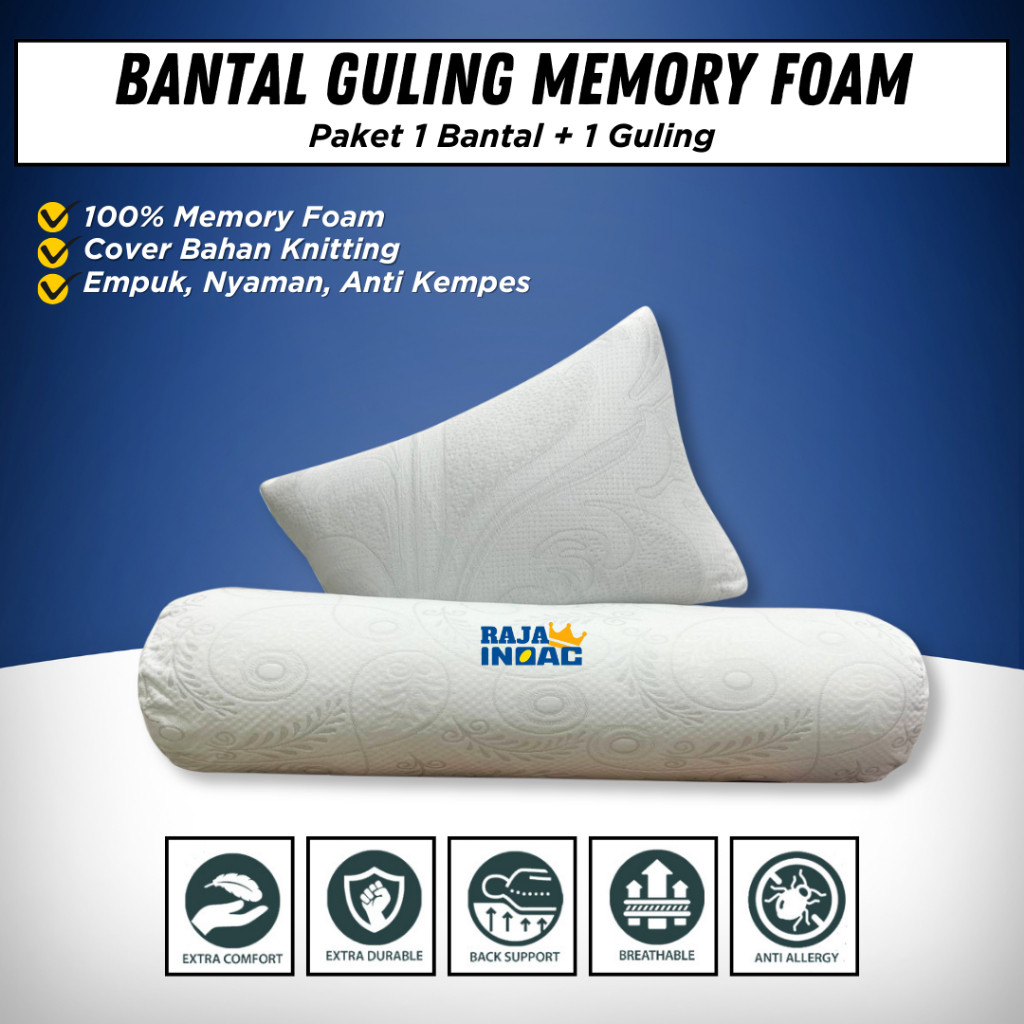 Bantal Guling Memory Foam / Bantal Hotel Premium