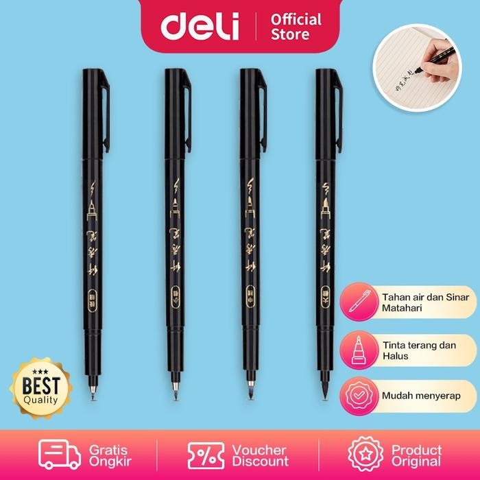 

Promo Dei Caigraphy Pen/Pupen Pena Kaigrafi Teba&Mudah Menyerap 7551X Stationery Tinta - Tinta Teba