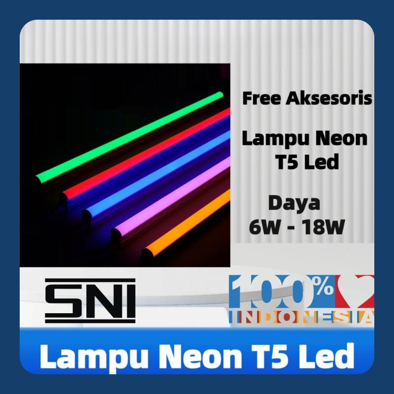 Lampu TL Neon T5 Led 6W 10W 14W 18W / Tube Led