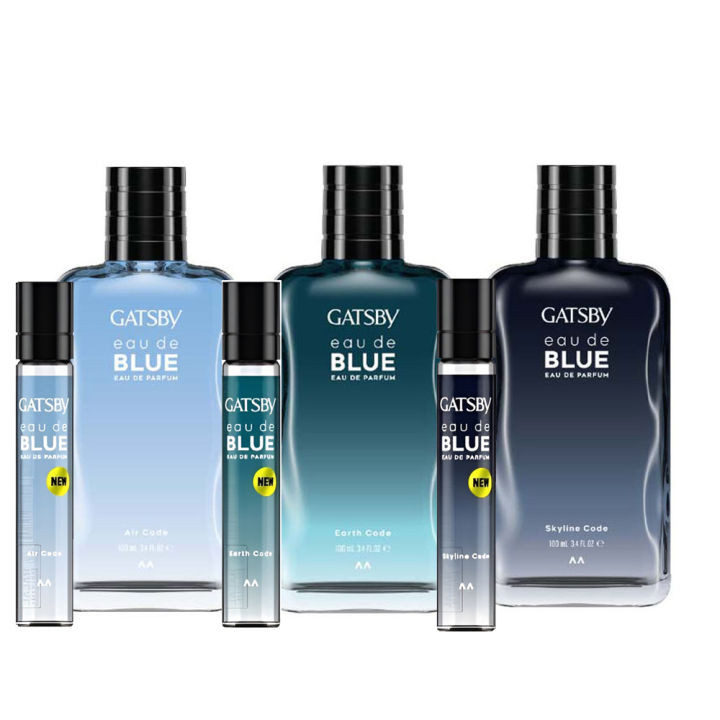 Hafees GATSBY Eau De Blue | Eau De Bold | aromatic Gatsby Parfum | Eau De Parfum