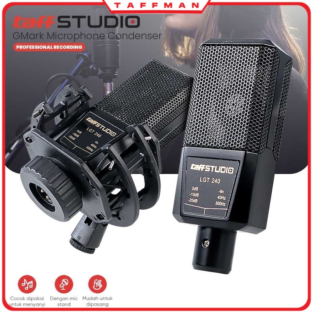 TM - TAFFSTUDIO Microphone Condenser Professional Recording - LGT240