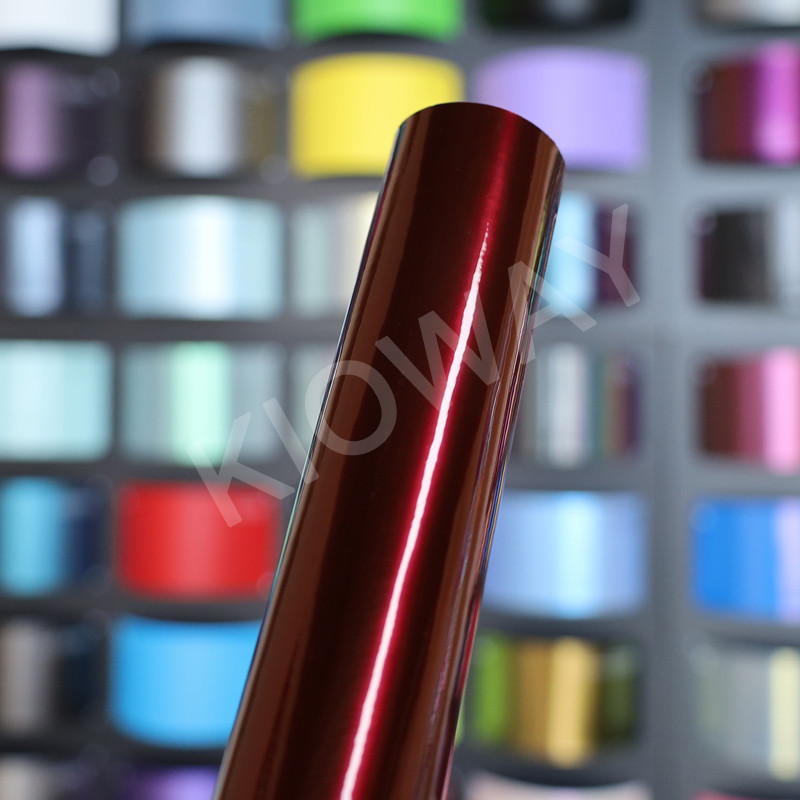 

Highest quality glossy liquid metallic Dragon blood red vinyl wrap glossy metallic Dragon blood vinyl wrap film quality Warranty