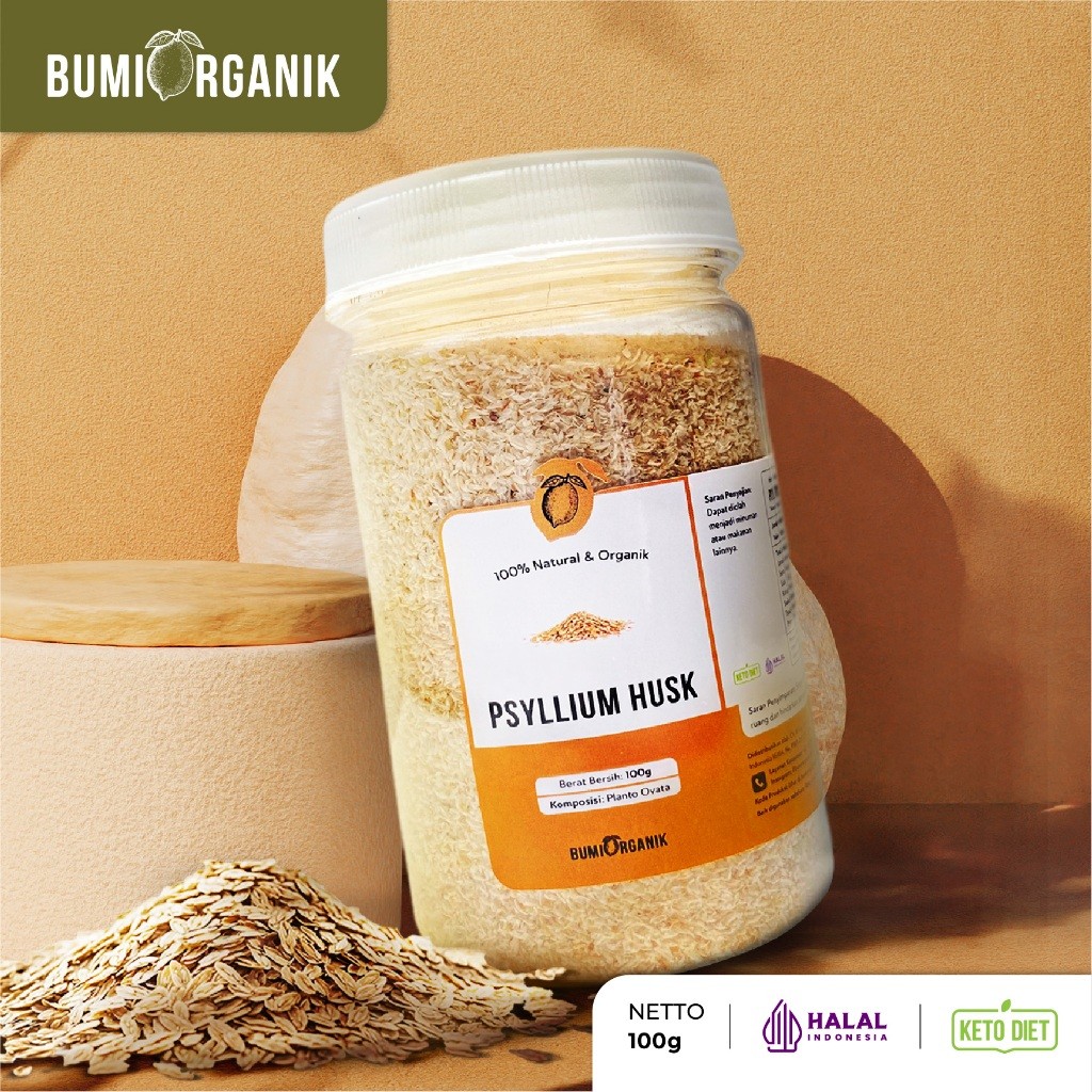 

NEW PSYLLIUM HUSK POWDER ORGANIK 100G BUMI ORGANIK 100% TANPA CAMPURAN / MINUMAN DIET / MAKANAN SEHAT UNTUK SAKIT LAMBUNG / FIBER DRINK DIET / HAYDAN RAMUAN REMPAH DIET / MINUMAN SERAT UNTUK DIET / NUTRIFARM / BEORGANIK / DARI BUMI / SAFIYA / GALLEO PREMI