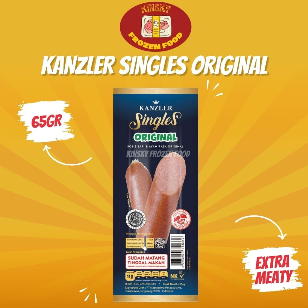 

KANZLER SINGLES ORIGINAL 65GR