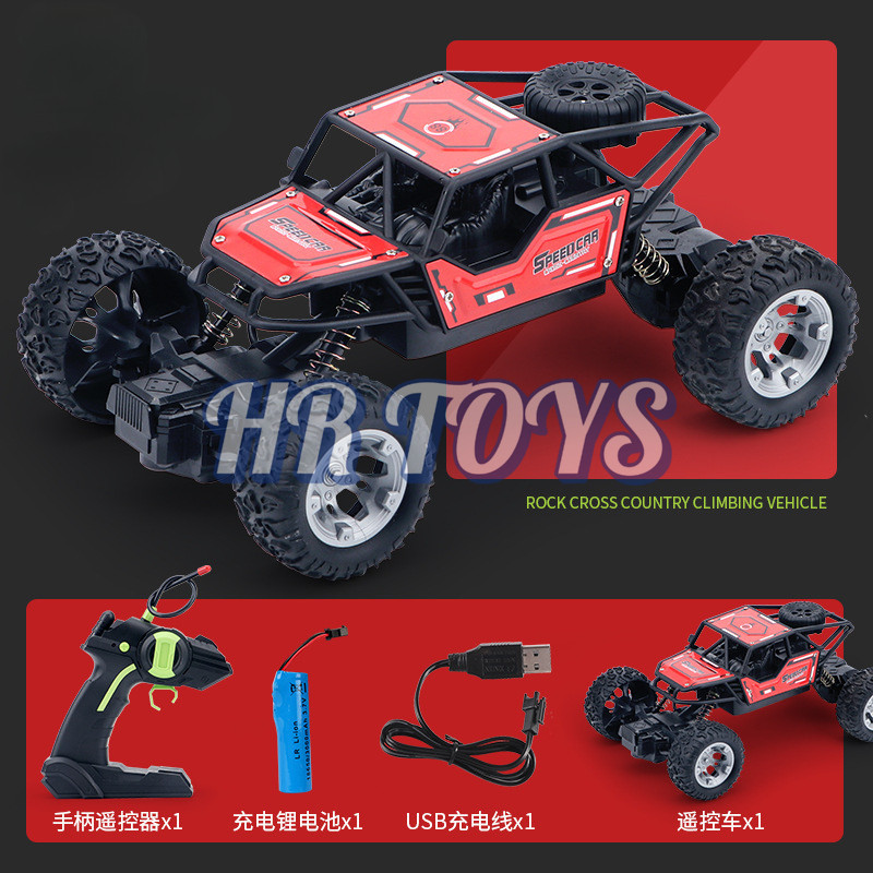 Mainan Mobil Remote Rock Cross Country RC Crawler Offroad Bodi Alloy Control Rock Cross Country RC C