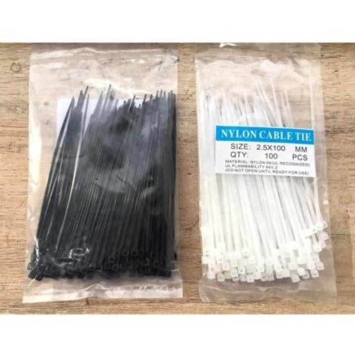 

Kabel Ties / Cable Tie Termurah 10cm Isi 100 Pcs