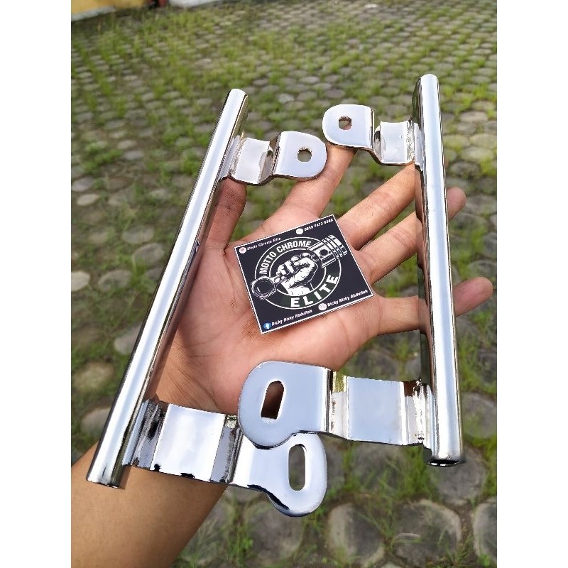CHROME ORI COPOTAN BEGEL FIZ R FIZR F1ZR PEGANGAN SAMPING FIZR R ORIGINAL