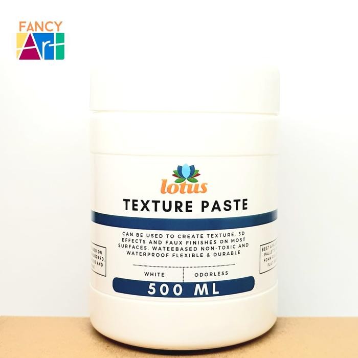 

COD Lotus Acrylic White Gesso & Texture Paste - TEXTURE 500 ml