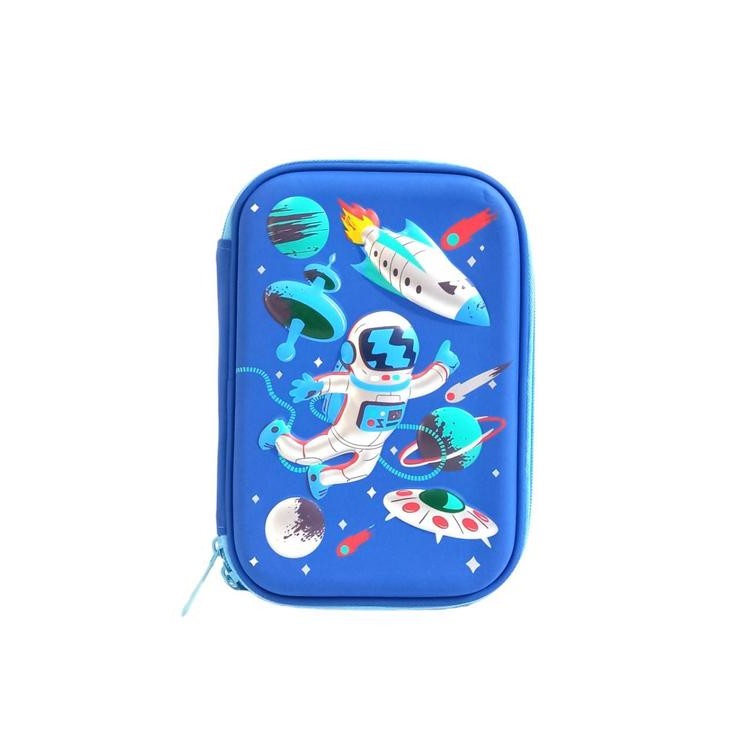

BEST- [Kuyamol] Tempat Pensil Cute Tempat pensil astronot kotak Pensil 3D timbur pencil Case Kado Anak - Astro Biru Fly