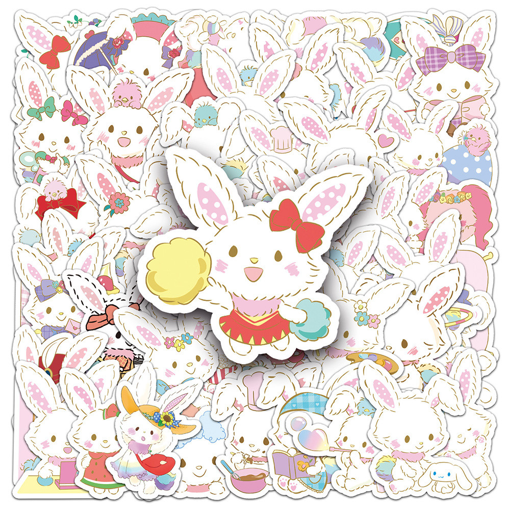

10/30/50pcs Cute Sanrio Wish Me Mell Cartoon Stickers Graffiti Decals Kids Toys DIY Notebook Laptop Phone Car Decoration Sticker