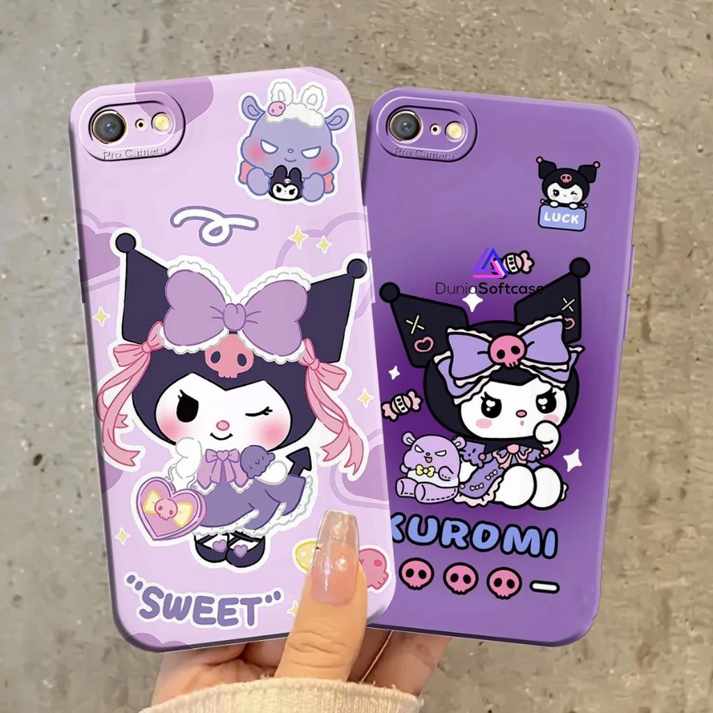 Softcase OPPO A83 A71 F1S A37 A39 A57 2018 Motif Kuromi Cute Kekinian - Case Oppo - Kesing Oppo - Si