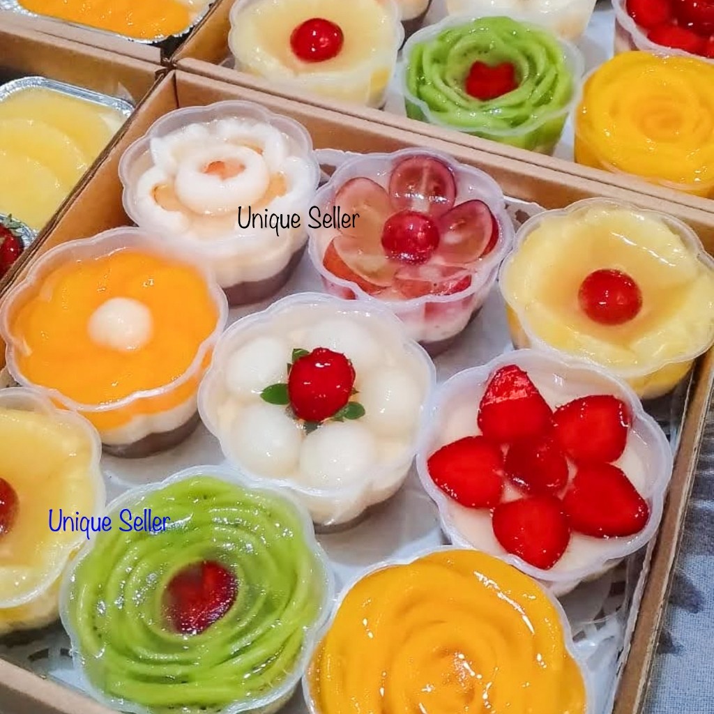 Jaydening Cup Puding 100Ml 200Ml Pelangi Isi 24 / Cup Puding 100 Ml Pelangi / Cup Puding 200 Ml