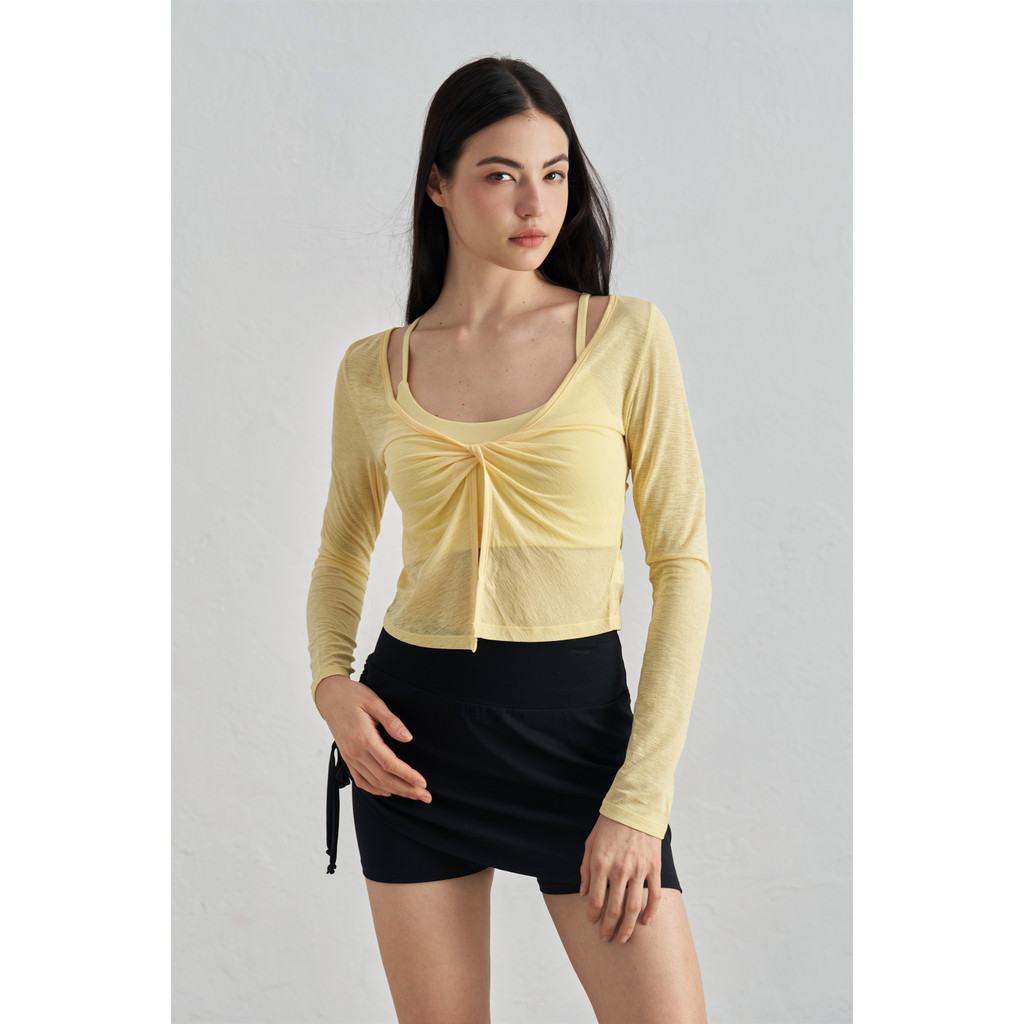 NYLA - FAYZA TOPS OUTER ONLY WITHOUT BRA TWIST DESIGN SOFT BREATHABLE