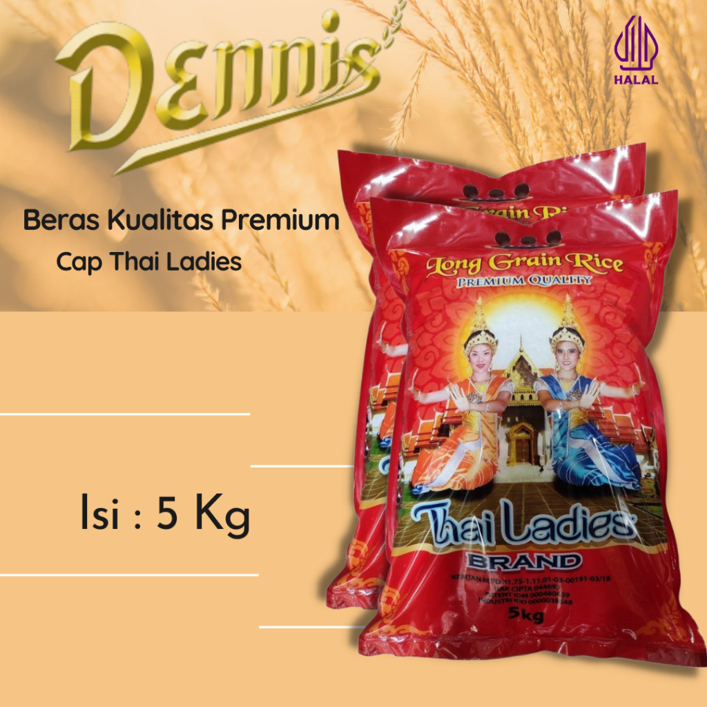

pekanbaru /Beras Premium Cap Thai Ladies - 5 Kg
