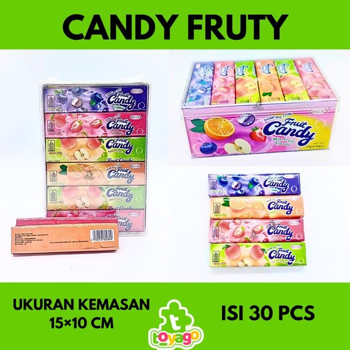 

SWEET ME PERMEN LUNAK MIX FRUIT BOX/FRUIT CANDY ISI 30 PCS PERMEN GROSIR MURAH